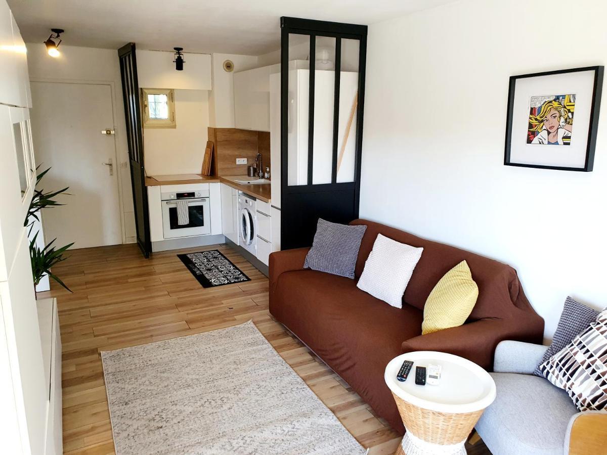 Bel Appartement A 50M De La Plage, 2 Pieces Climatisees, Parking Prive Антиб Экстерьер фото