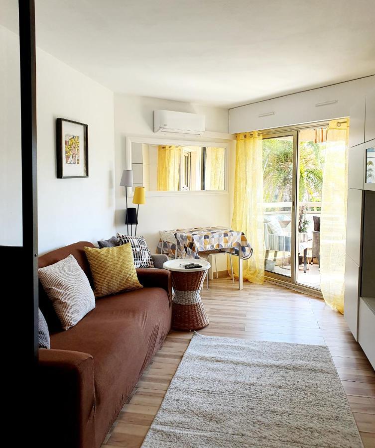 Bel Appartement A 50M De La Plage, 2 Pieces Climatisees, Parking Prive Антиб Экстерьер фото